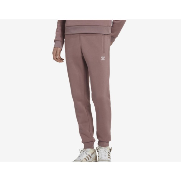 adidas Other - adidas Mens Originals Essentials Fleece Trefoil Pants In Wonder Oxide large NWT